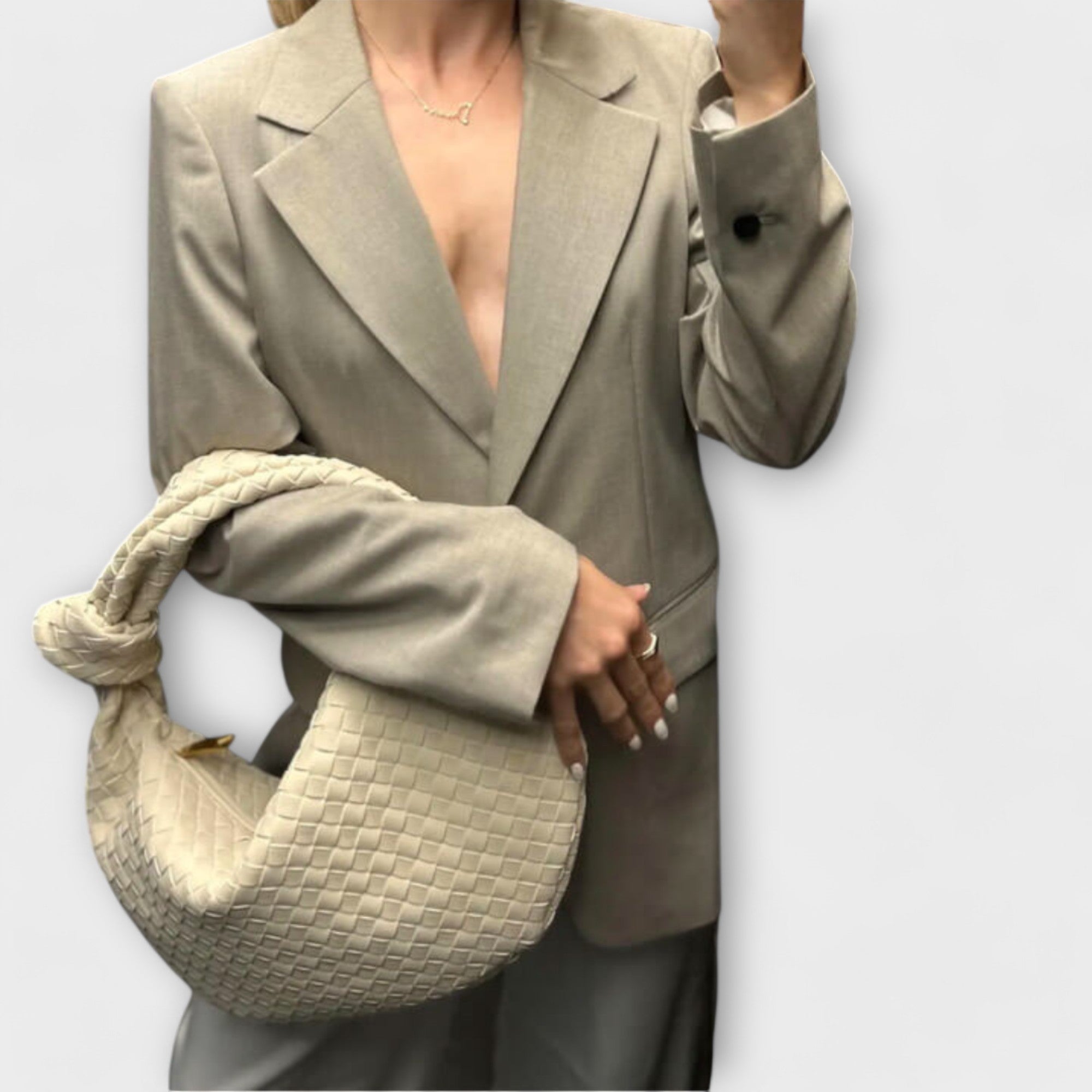 Emi - Große geflochtene Tasche für Damen