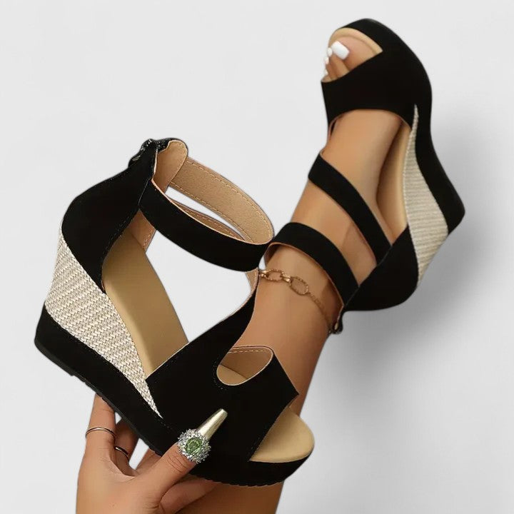 Zynavielle | Orthopädische Keilabsatz-Sandalen