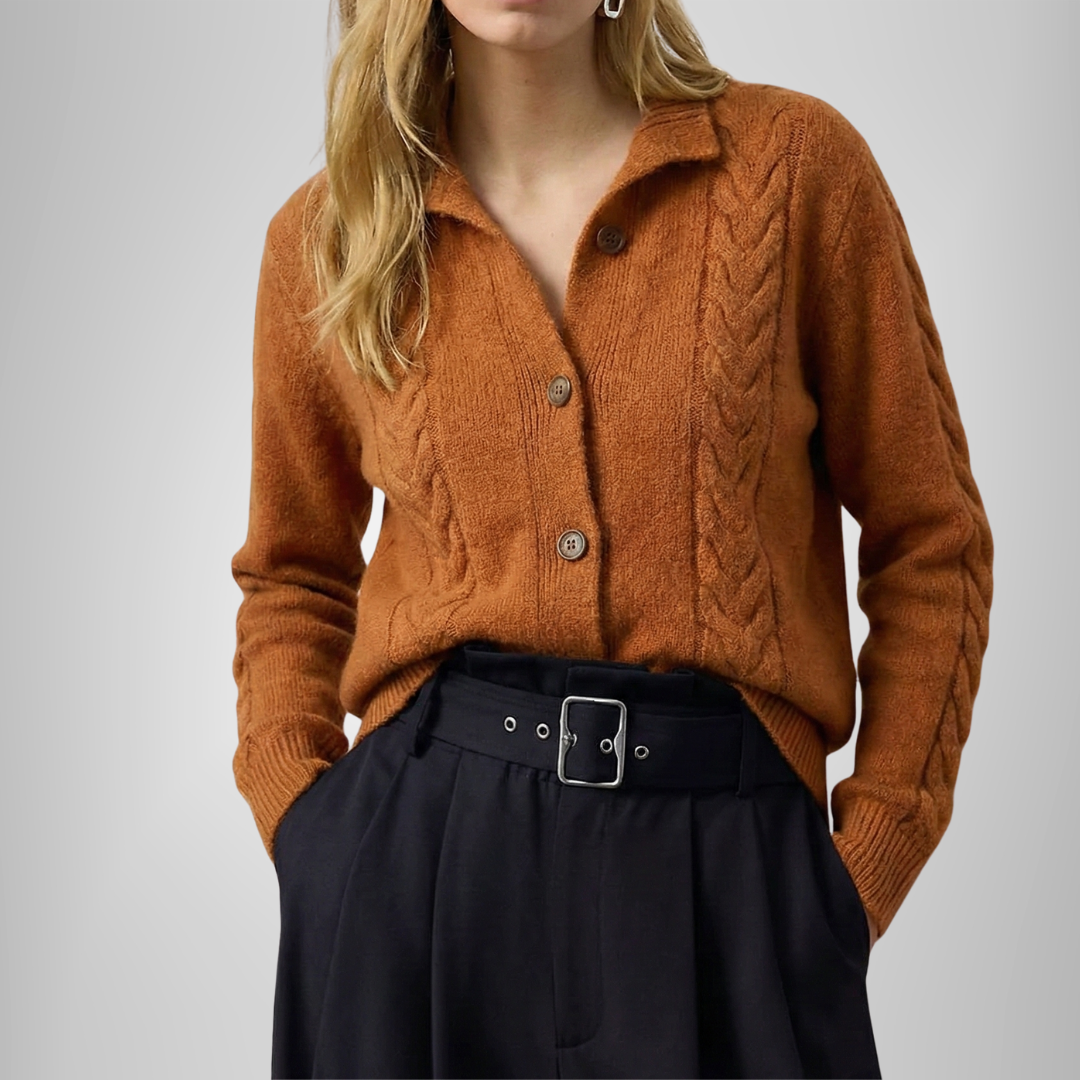 Madeline Zopfmuster-Cashmere-Cardigan