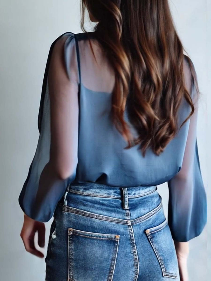 Blusa bohemia floral para mujer