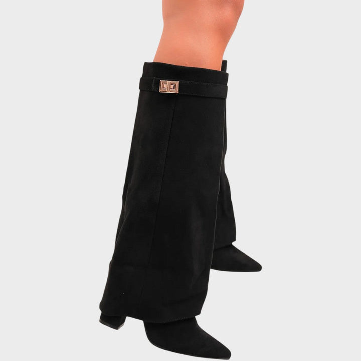 Lunara | Bota de Camurça Cano Alto