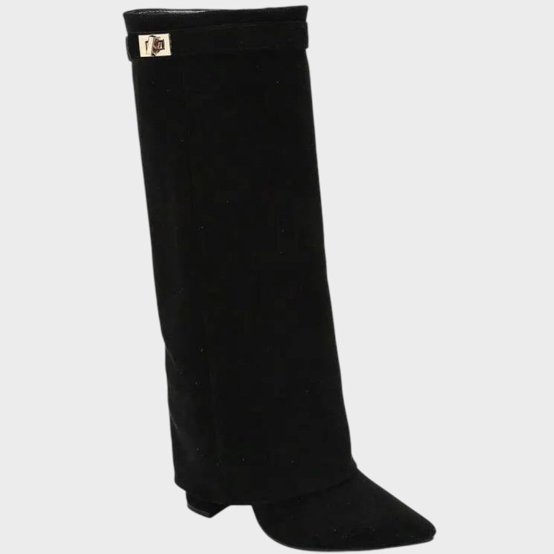 Lunara | Bota de Camurça Cano Alto