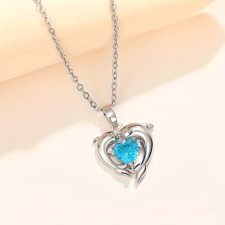 Naszyjnik Bliźniaki Oceanheart | Białe Złoto