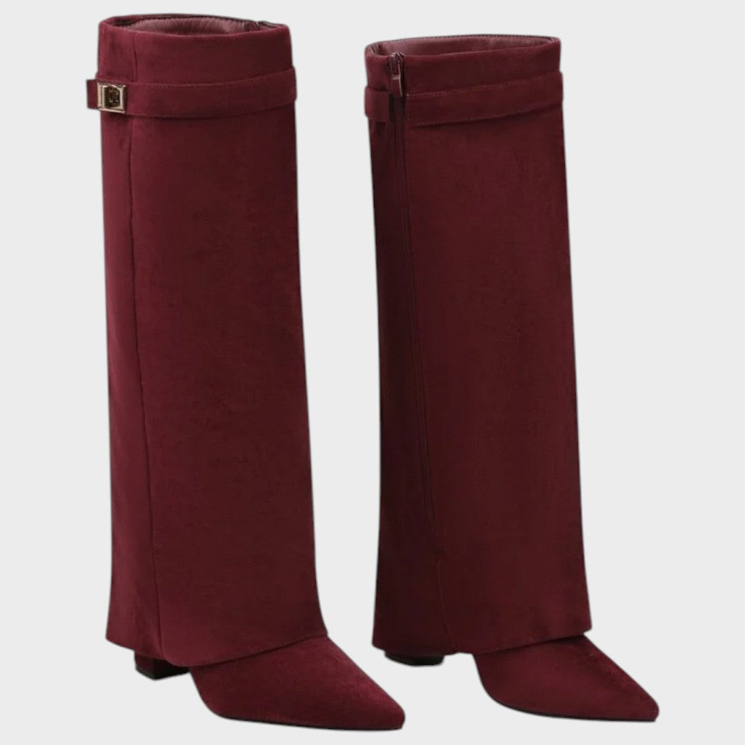 Lunara | Bota de Camurça Cano Alto