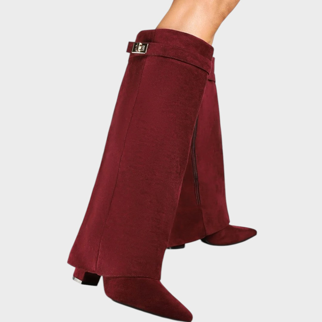 Lunara | Bota de Camurça Cano Alto