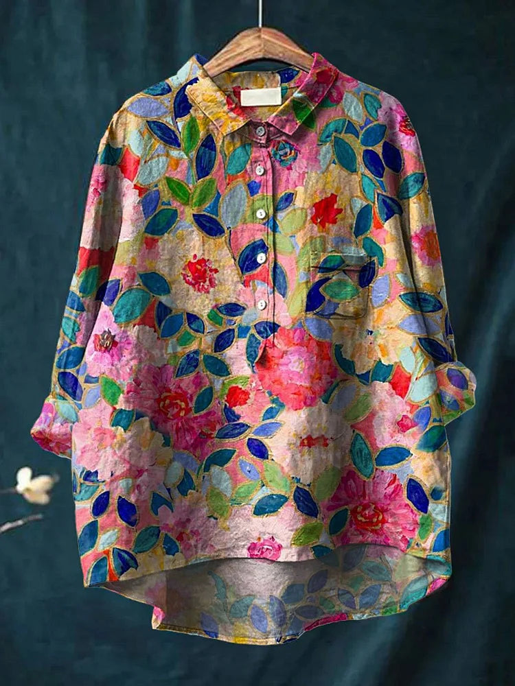 Clarano | Brooks verspielte Print-Bluse