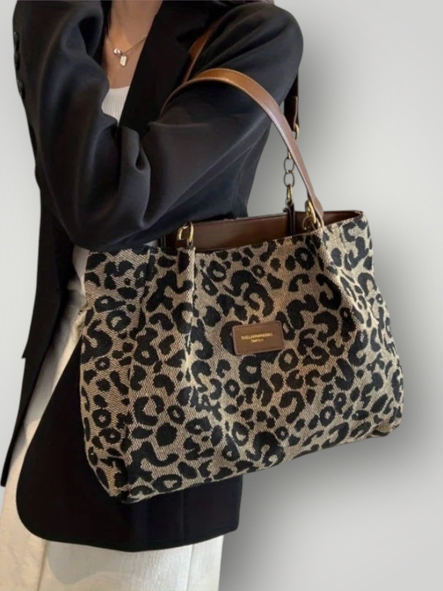 Leonara | Tote-Tasche mit Leopardenmuster