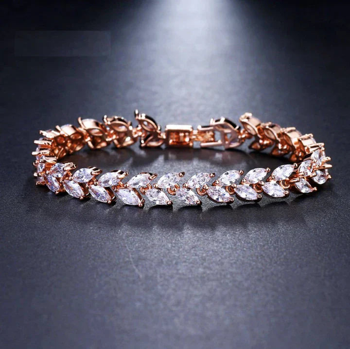 Nemorina Foliora Armband | Roségold
