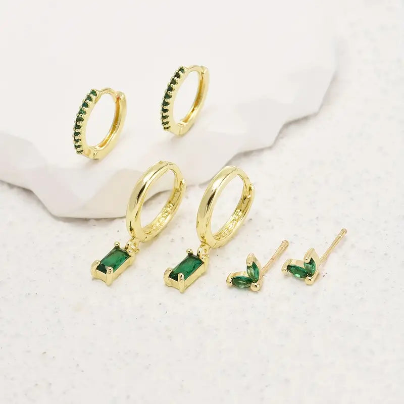 Fiorenza Viridelle Ohrschmuck-Set | Gold