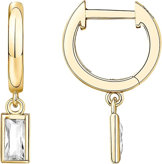 Bar Tropfen Ohrringe | Gold