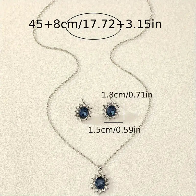 Parure Katya Azuryn | Oro bianco