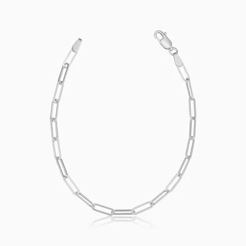 Venice Link Armband | Weißgold