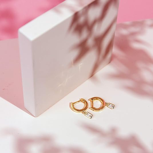 Bar Tropfen Ohrringe | Gold