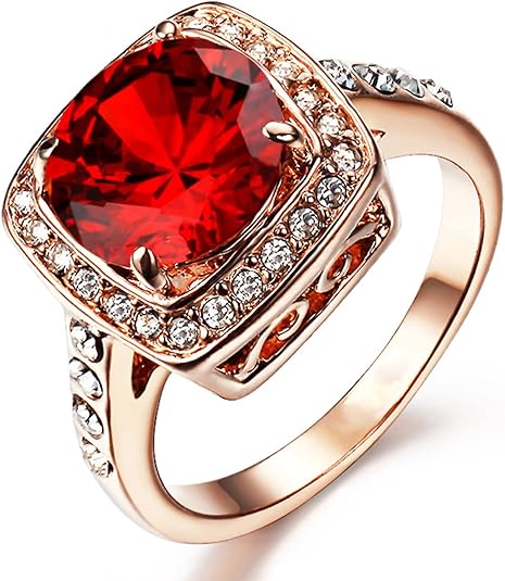 Rubin-Halo Statement-Ring | Roségold