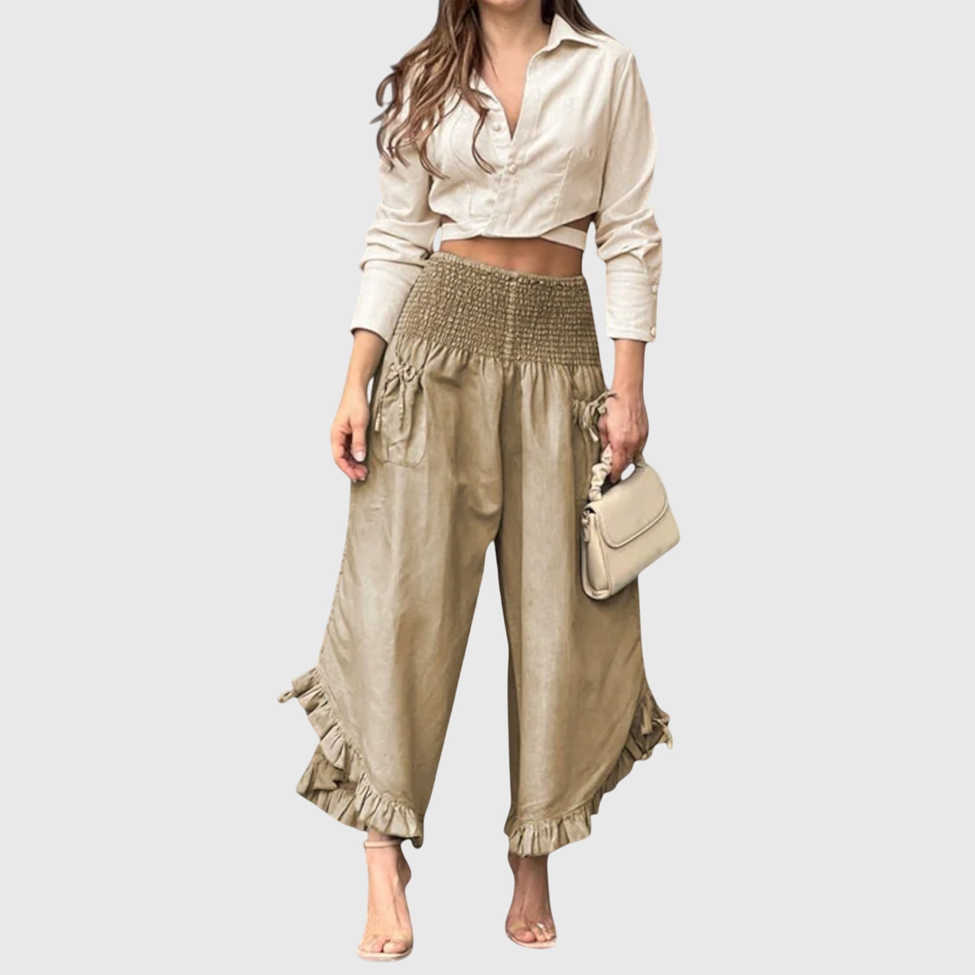 Jaya - Lässige Hose mit modischen Falten