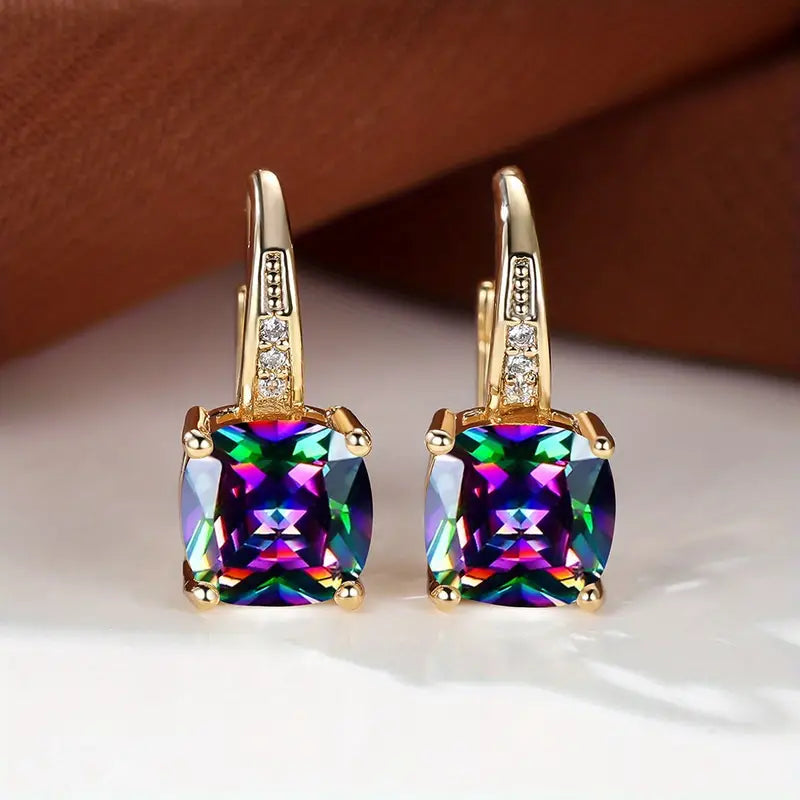 Mystic Stone Creolen | Gold