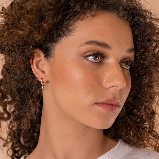 Bar Tropfen Ohrringe | Gold