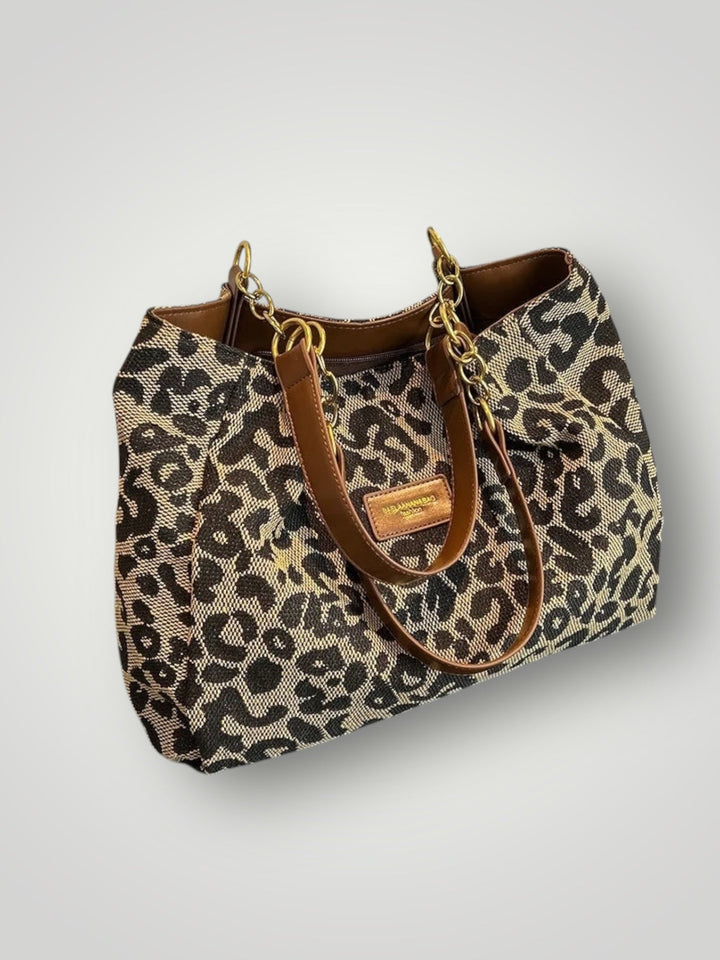 Leonara | Leopard Print Tote Bag