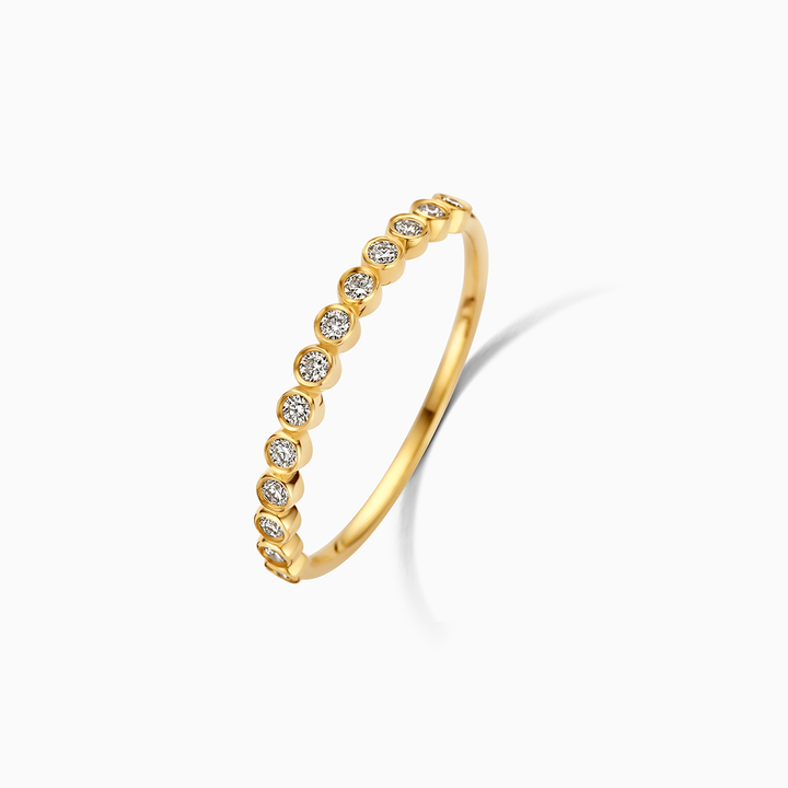 Anillo de burbujas | Oro