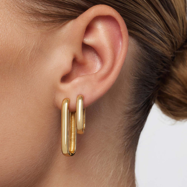 Orecchini Icon Hoops | Oro