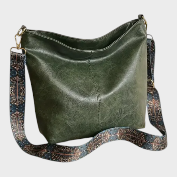 Demetra | Grüne leichte PU-Ledertasche für Damen