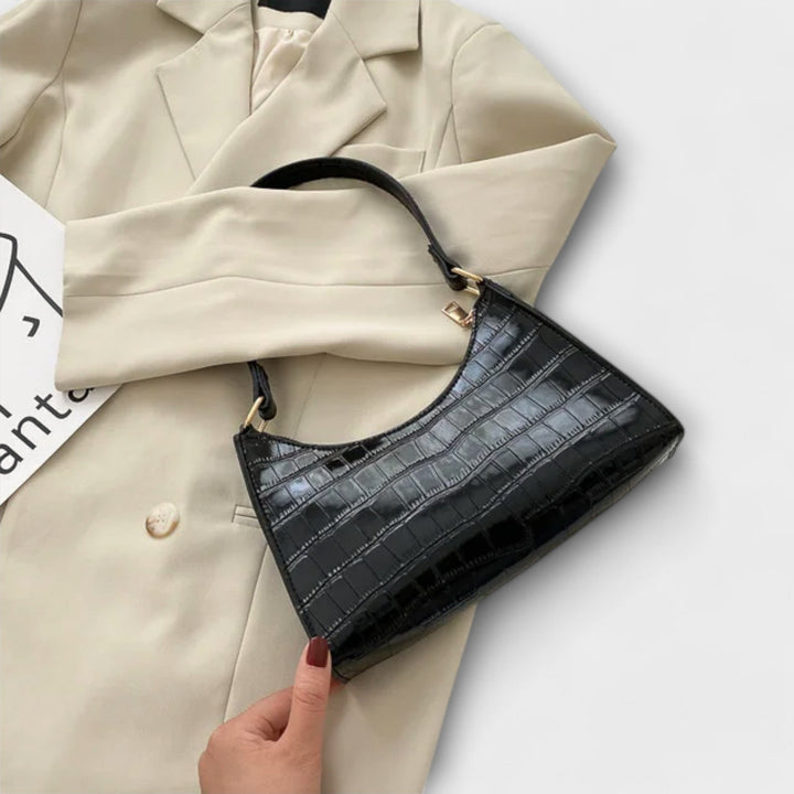 Olivia - Glänzende Ledertasche