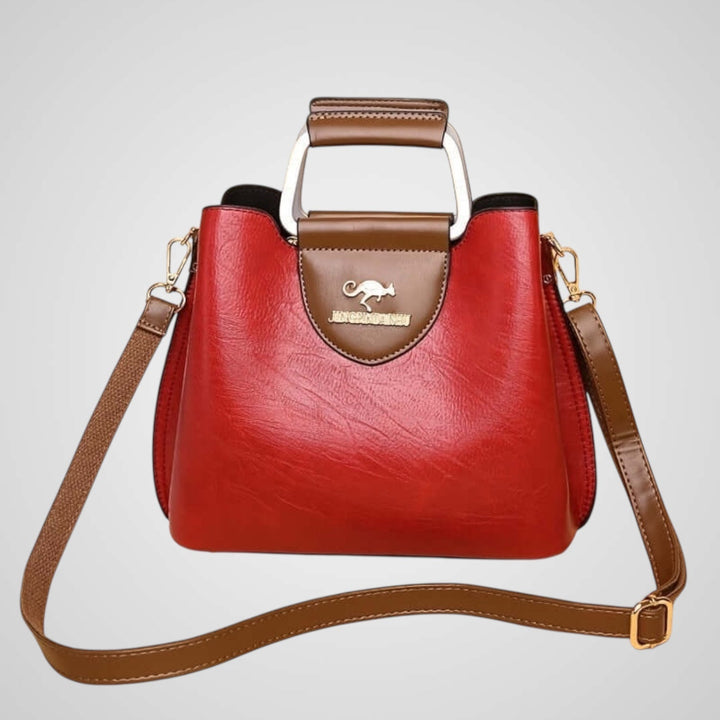 Anna| Sac en cuir bicolore élégant