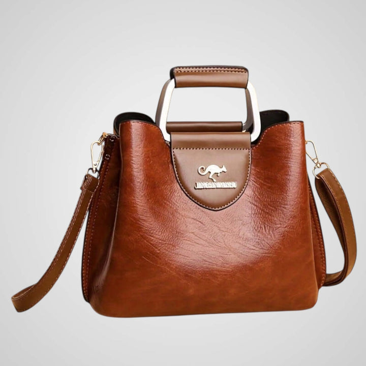 Anna| Sac en cuir bicolore élégant