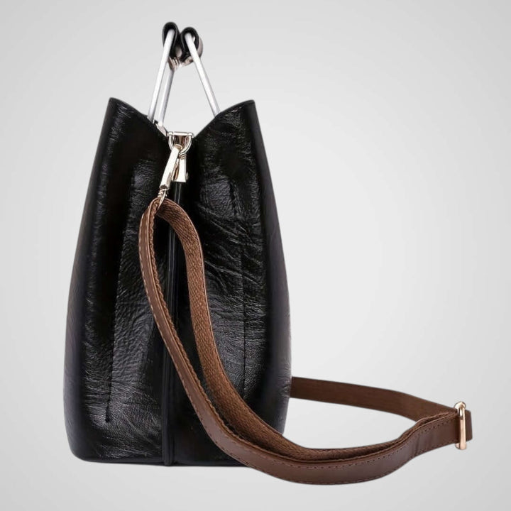 Anna| Sac en cuir bicolore élégant