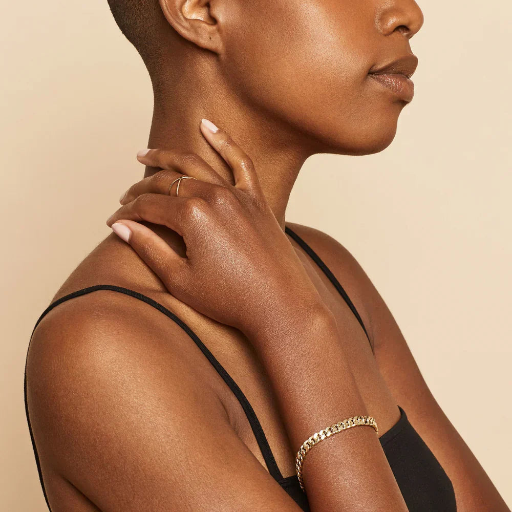Náramek Estate Cuban - zlato