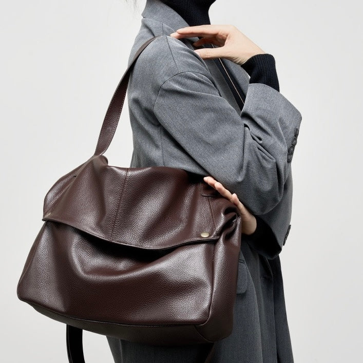 Adriani | Retro genuine leather soft minimalist bag for everyday use