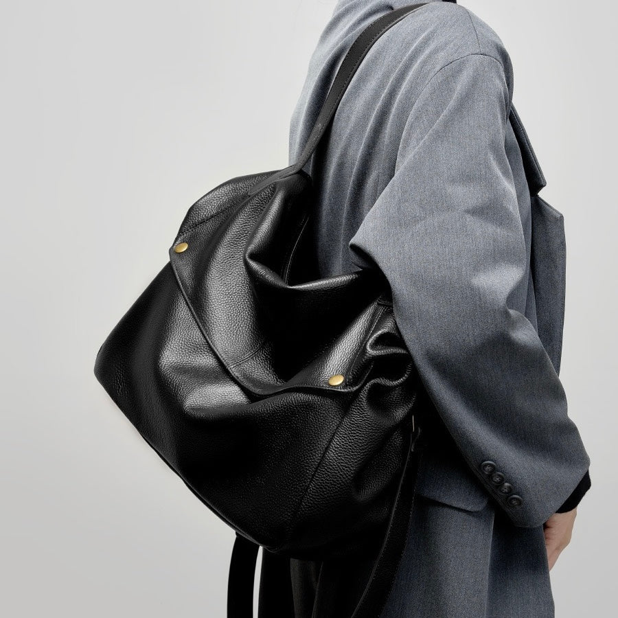Adriani | Retro genuine leather soft minimalist bag for everyday use