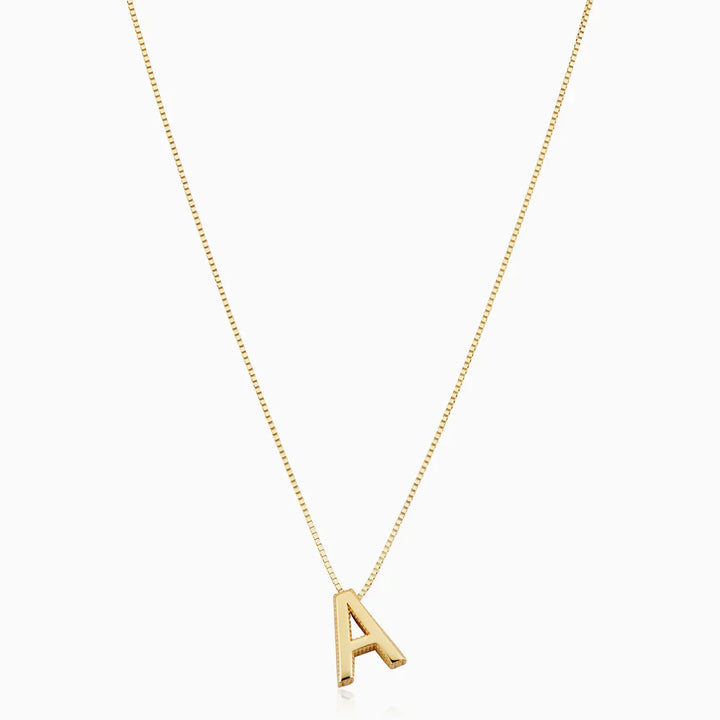 Liebesbrief Anfangs-Halskette | Gold
