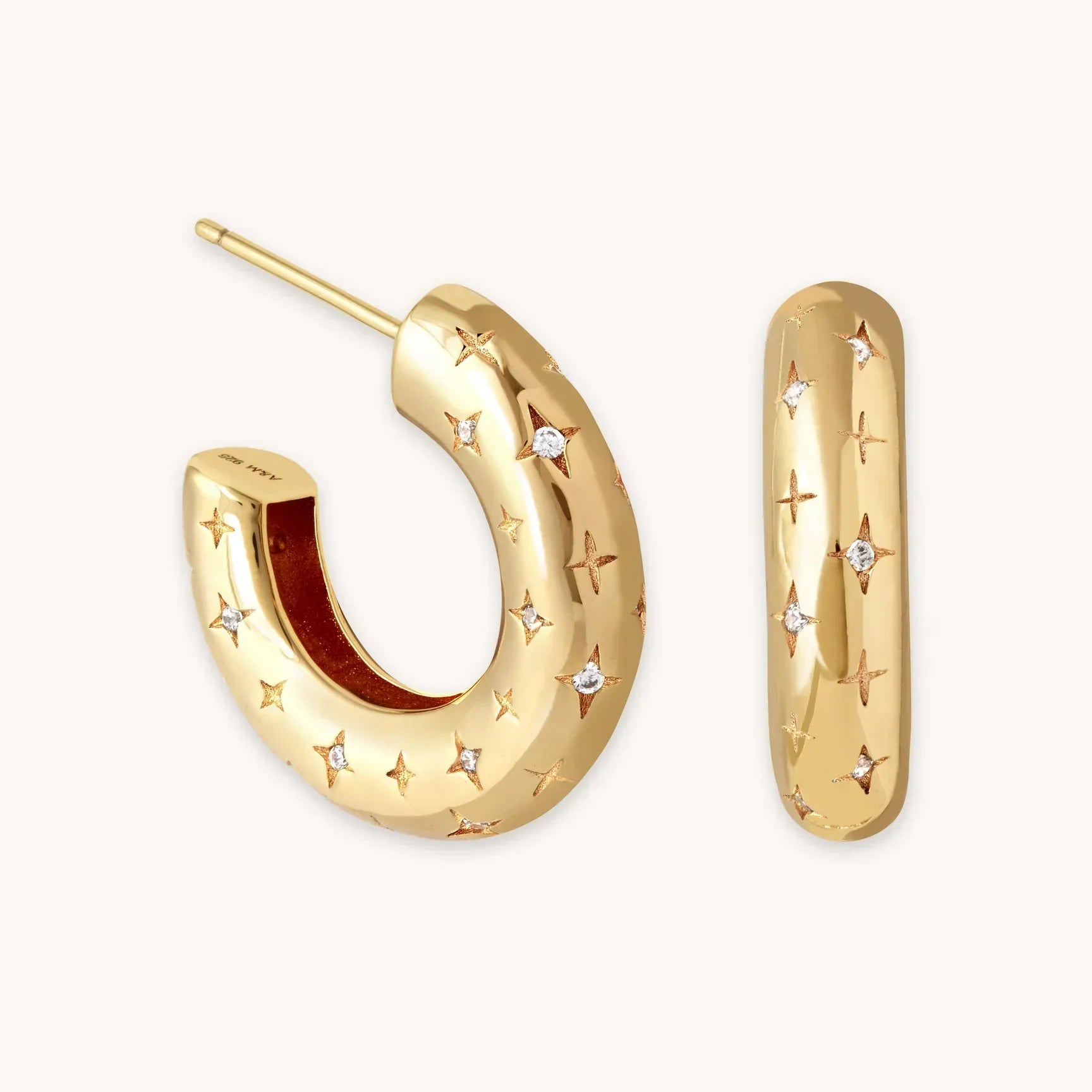 Kosmische Creolen | Gold