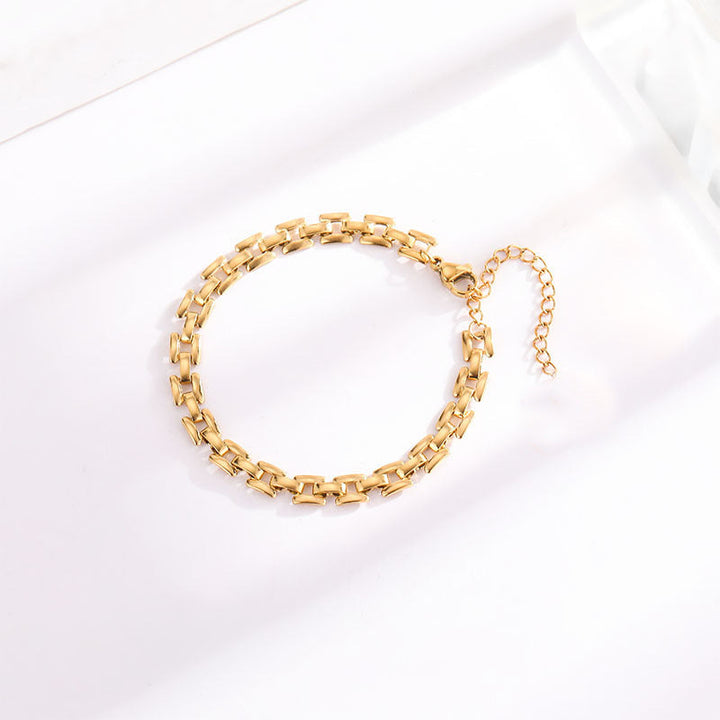 Náramek Timepiece Chain | zlato