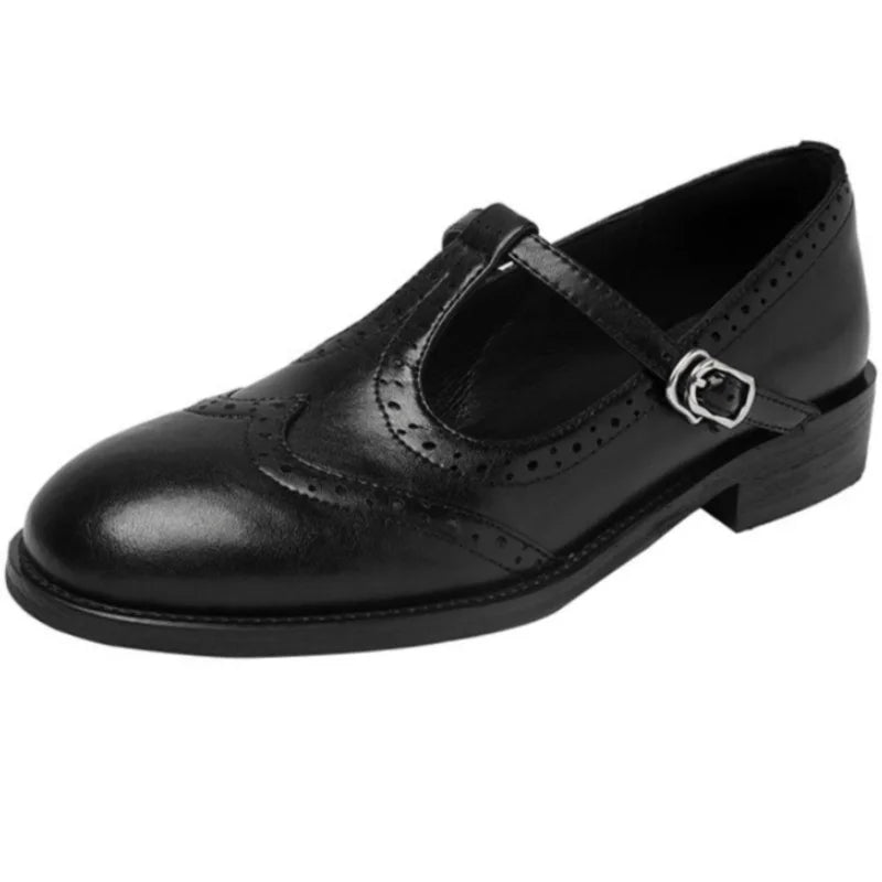 Elegante Mary Janes mit T-Riemchen