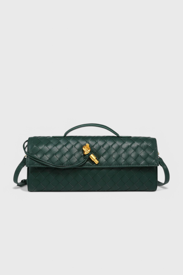 Melanie Clutch mit goldenem Knotendetail