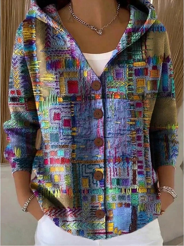 Cassidy | Warmer langer Damen-Cardigan