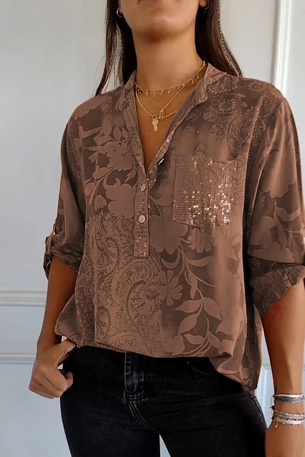 Pauline | Elegantes Pailletten-Top