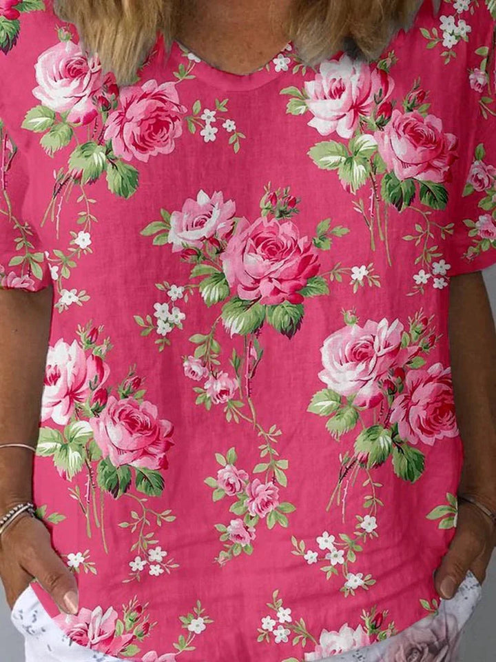Lisa | Künstlerisches florales Hemd
