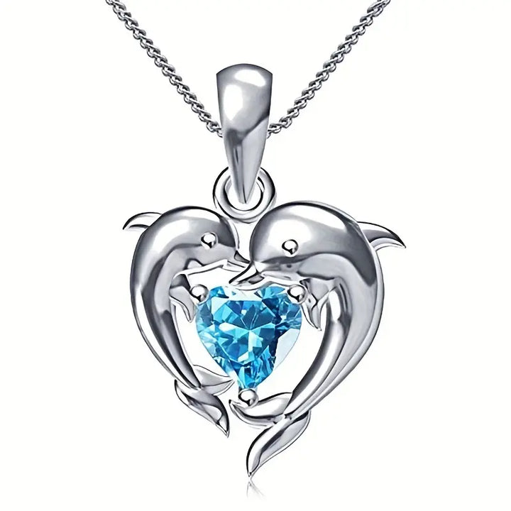 Naszyjnik Bliźniaki Oceanheart | Białe Złoto