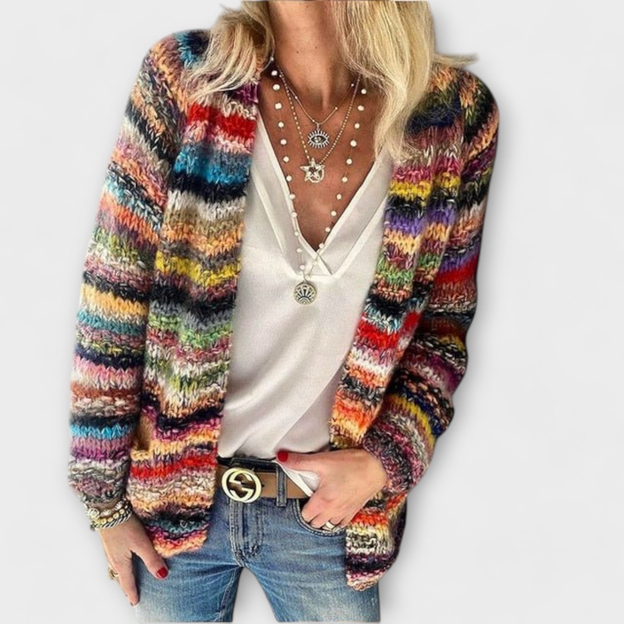 Daria | Lebhafter und Gemütlicher Cardigan