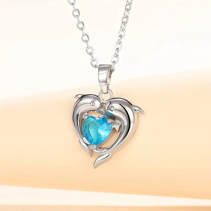Naszyjnik Bliźniaki Oceanheart | Białe Złoto