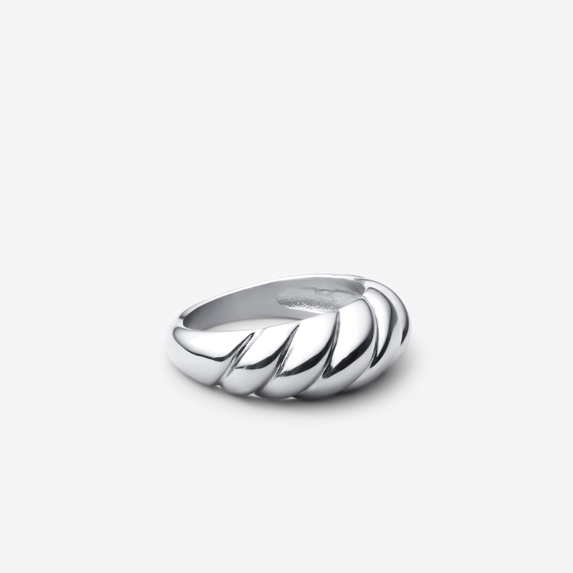 Croissant Ring | Weißgold