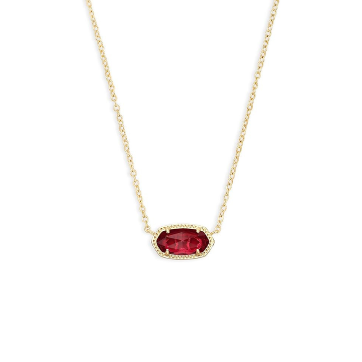 Collier Rubis Ovale Classique | Or