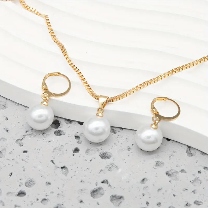 Golden Grace Pearl Schmuckset | Gold