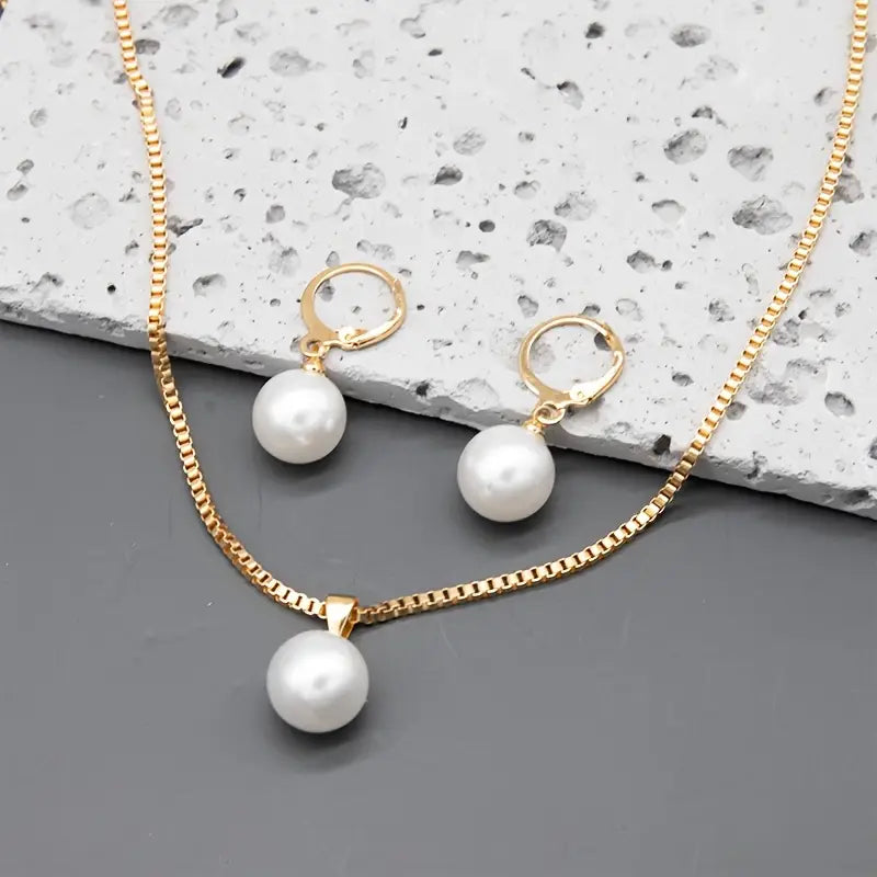Golden Grace Pearl Schmuckset | Gold