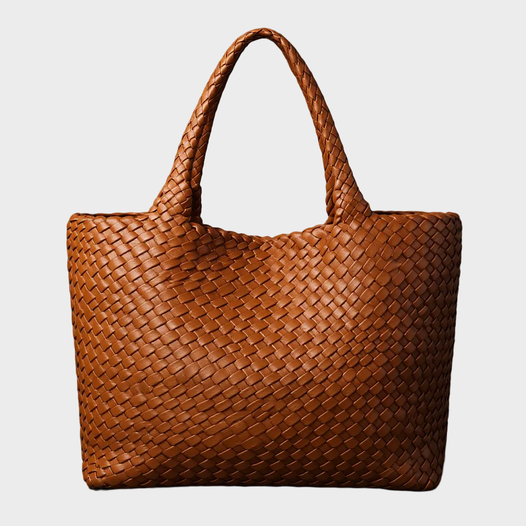 Lana Handgewebte Ledertasche