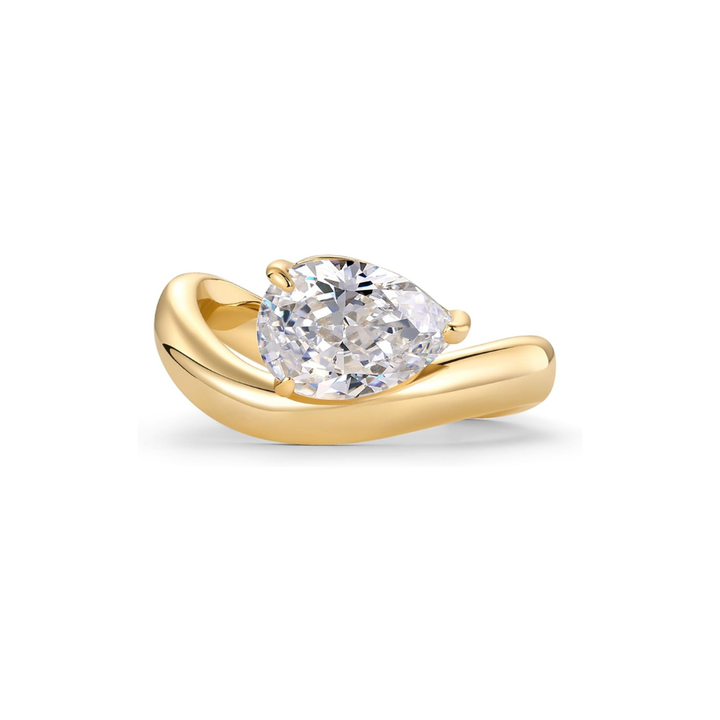 Welliges Versprechen-Ring | Gold
