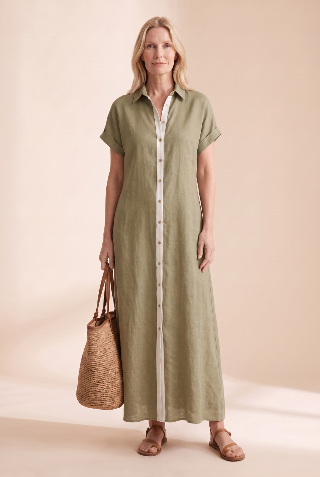maxi dress on short women MAX STUDIO Women's V-Neck Sleeve Tiered - White designed to flatter your silhouette perfectly Navy Coast Petite Short Sleeve